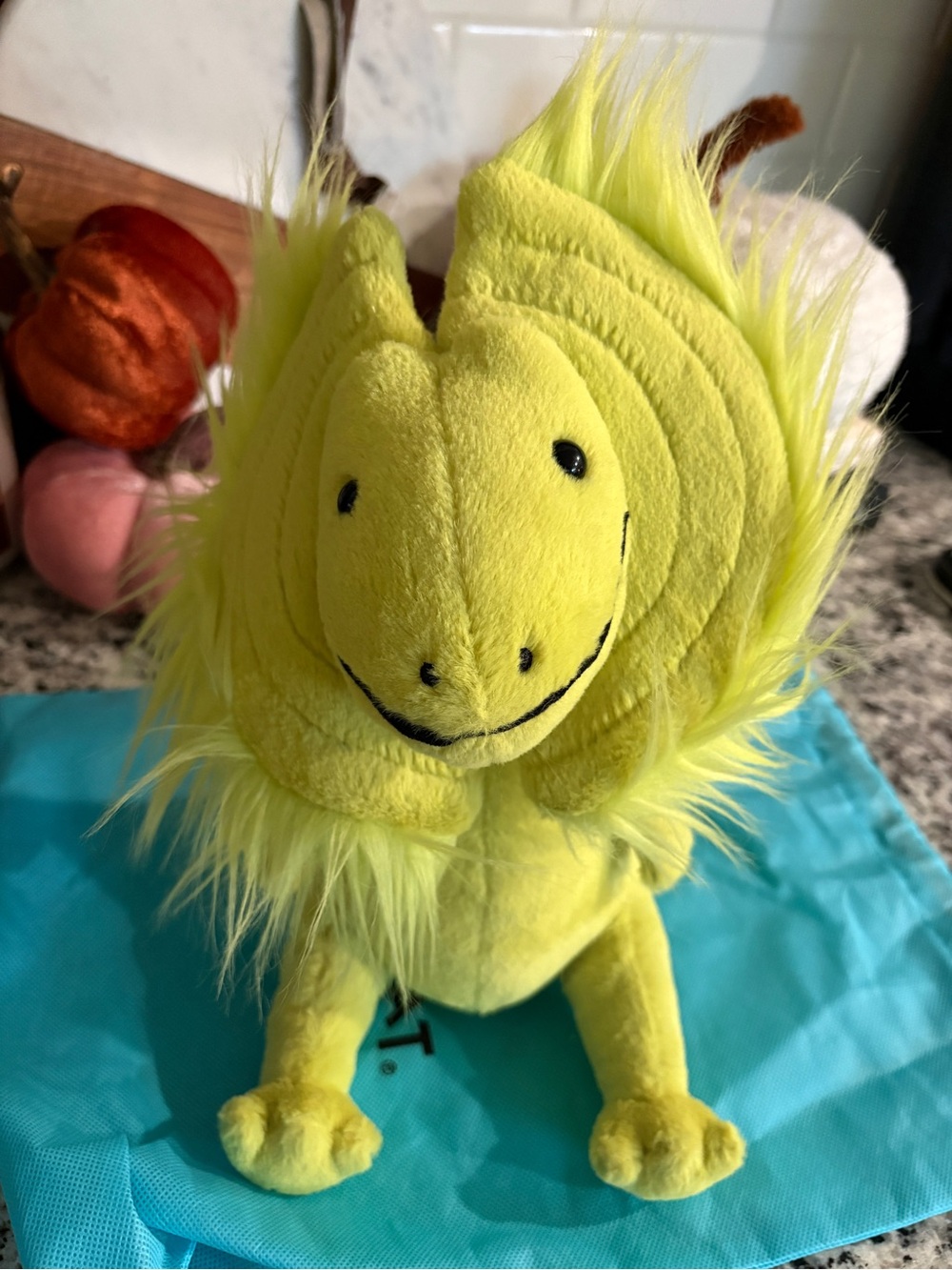 Retired Jellycat Davey Dilophosaurus